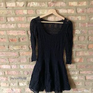 Black Lace Free People Dress